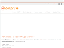 Tablet Screenshot of grupoenterprise.com